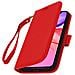 Custodia Apple Iphone 11 Portafoglio Supporto Video Cover Soft Touch Rosso - Foto miniatura 11