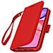 Custodia Apple Iphone 11 Portafoglio Supporto Video Cover Soft Touch Rosso - Foto miniatura 7