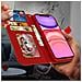 Custodia Apple Iphone 11 Portafoglio Supporto Video Cover Soft Touch Rosso - Foto miniatura 8