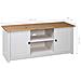 Mobile Porta Tv Bianco 120x40x50 Cm Pino Massello Panama Range - Foto miniatura 7