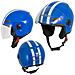 Casco Jet Scooter Moto Quad Omologato Ece 22 05 Visiera Blu S - Foto miniatura 1