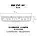 Adesivo Cover Luce Terzo Stop Per Fiat 500 Abarth - Foto miniatura 1