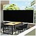 Tenda Laterale Retrattile per Patio 600x160 cm Nera - Foto miniatura 3