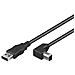 Cavo USB 2.0 A maschio /B maschio angolato 0.5 m (ICOC U-AB-005-ANG) - Foto miniatura 1