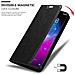 Custodia Compatibile Con Zte Blade A7 2019 In Nero Di Notte - Coperchio Protettiva Con Chiusura Magnetica, Funzione Stand E Tasca Per Le Carte - Foto miniatura 7