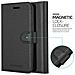Custodia Compatibile Con Huawei Nova 5i / P20 Lite 2019 In Nero Carbone - Coperchio Protettiva Con Chiusura Magnetica, Funzione Stand E Tasca Per Le Carte - Foto miniatura 6