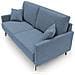 Saturno Divano Lineare In Tessuto Impermeabile T03 Blu - Foto miniatura 10
