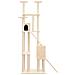 Albero Per Gatti Con Tiragraffi In Sisal Crema 190 Cm - Foto miniatura 3