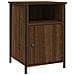 Comodino Rovere Marrone 40x42x60 Cm In Legno Multistrato - Foto miniatura 1