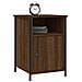 Comodino Rovere Marrone 40x42x60 Cm In Legno Multistrato - Foto miniatura 7
