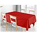 Tovaglia Cucina Soggiorno Tinta Unita Lurex Vari Colori Joychrist 140x140cm Rosso - Foto miniatura 1
