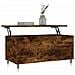 Tavolino Da Salotto Rovere Fumo 90x44,5x45 Cm Legno Multistrato - Foto miniatura 3