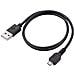 AK-USB-05 cavo USB 0,6 m USB 2.0 USB A Micro-USB B Nero - Foto miniatura 1