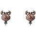 Gioielli Jla-ear-crab4. Orecchini, Colore Nero Marrone. Donna. - In ordine - Foto miniatura 2