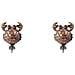 Gioielli Jla-ear-crab4. Orecchini, Colore Nero Marrone. Donna. - In ordine - Foto miniatura 7