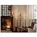 Albero Di Natale Led Metallo Bianco 160 Cm Lappi - Foto miniatura 1