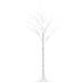Albero Di Natale Led Metallo Bianco 160 Cm Lappi - Foto miniatura 5