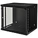 Armadio Rack 19'' 9u Serie Light Colore Nero Con Porta Vetro (axpxl) 450x400x530mm Ripiano Incluso - Foto miniatura 2
