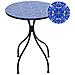 Tavolino Bistrot Cigliano 60 Cm 60 Cm Metallo Nero - Foto miniatura 9