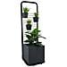 Tecnokit Fioriera Verticale Anthea In Acciaio, Dimensioni Cm 48x42x153 Con Vasi Inclusi - Foto miniatura 4