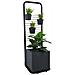Tecnokit Fioriera Verticale Anthea In Acciaio, Dimensioni Cm 48x42x153 Con Vasi Inclusi - Foto miniatura 1