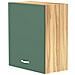 Pensile Da Cucina Armadio Sospeso Da Parete Anta Singola In Legno Colore Verde - Foto miniatura 1