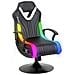 Fury 2.1 RGB Sedia da gioco per console Seduta imbottita Nero, Bianco - Foto miniatura 1