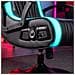 Fury 2.1 RGB Sedia da gioco per console Seduta imbottita Nero, Bianco - Foto miniatura 3