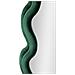 Specchio Con Cornice Onde 4 - Verde - Mdf - 58x4x160 Cm - Foto miniatura 3