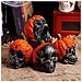 Set Di 4 Teschi Spaventosi In Resina Per Decorazioni Halloween - Atmosfera Terrificante! - Foto miniatura 1