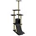 Lusso Casadino -  Albero Per Gatti Con Tiragraffi In Sisal Grigio Scuro 155 Cm - Foto miniatura 1