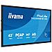 Monitor 42.5" IPS Flat T4329AS-B1AG 4K Ultra HD LED Touch Screen Tempo di Risposta 6,5 ms - Foto miniatura 7
