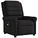 Poltrona Massaggiante Reclinabile Nera in Tessuto - Foto miniatura 1