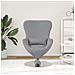 Sedia a uovo  Grigio chiaro in tessuto - Foto miniatura 3