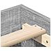 Letto 90x200 cm Grigio Sonoma in Legno Ingegnerizzato - Foto miniatura 9