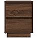 Comodino con Luci LED Rovere Marrone 38x34x50 cm - Foto miniatura 6