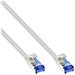 Patch Cable flat, U /FTP, Cat. 6A, TPE senza alogeni, bianco, 2m - Foto miniatura 1