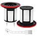 Filtro Per Aspirapolvere Compatibile Con Bosch S6 Serie Bhzu61fcn, 2 Filtri + 1 Spazzola Di Pulizia, Abs+hepa, Nero - Foto miniatura 1