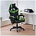 Sedia Gaming Da Scrivania Verde E Nera Con Led Rgb Altezza Regolabile 106-116cm - Foto miniatura 5