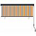 Tenda a Rullo Esterna Rigato Giallo e blu 180 x 250 cm Tessuto - Foto miniatura 3
