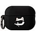 Custodia In Silicone Per Airpods Pro 2 Choupette Head 3d Antiurto, Nero - Foto miniatura 1