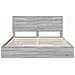 Letto con Contenitore con testiera Grigio Sonoma 200 x 200 cm - Foto miniatura 8