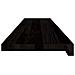 Gradini 12 pz Marrone Scuro 120x30x2 cm Legno Massello Rovere - Foto miniatura 6