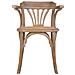 Sedia In Legno E Seduta In Rattan 40x40x80h Cm - Foto miniatura 2