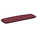 Cuscino per Schiena Rosso Vino 200 x 19 x 50 cm Tessuto - Foto miniatura 1