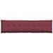 Cuscino per Schiena Rosso Vino 200 x 19 x 50 cm Tessuto - Foto miniatura 6