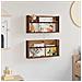 Scaffale per riviste 2 pcs Legno vecchio 60 x 12 x 30 cm - Foto miniatura 4