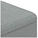 Pouf contenitore Grigio chiaro 60 x 60 x 45 cm Tessuto - Foto miniatura 7