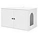 Casa per Gatti Bianco 85 x 55 x 50,5 cm Legno multistrato - Foto miniatura 1