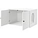 Casa per Gatti Bianco 85 x 55 x 50,5 cm Legno multistrato - Foto miniatura 5